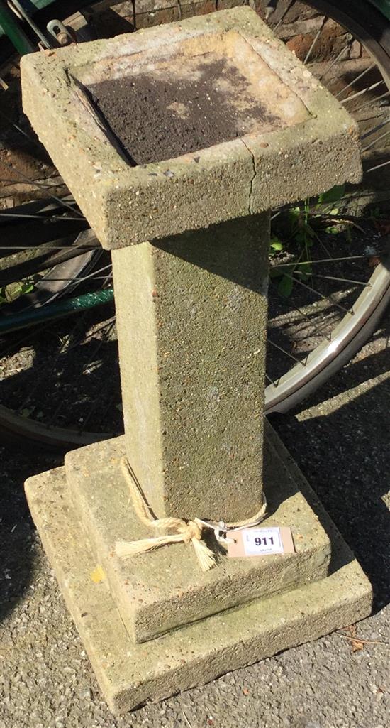 Stone bird bath